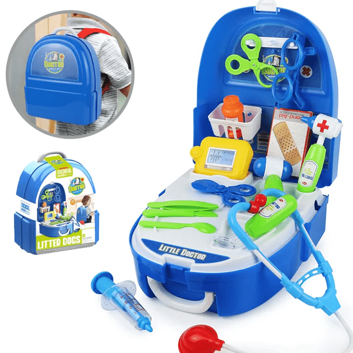 Little Doctor Medical Backpack for Kids 20 Pieces Set Medical Play Baby joy