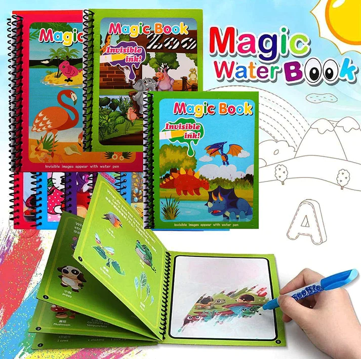 Magic Water Coloring Book