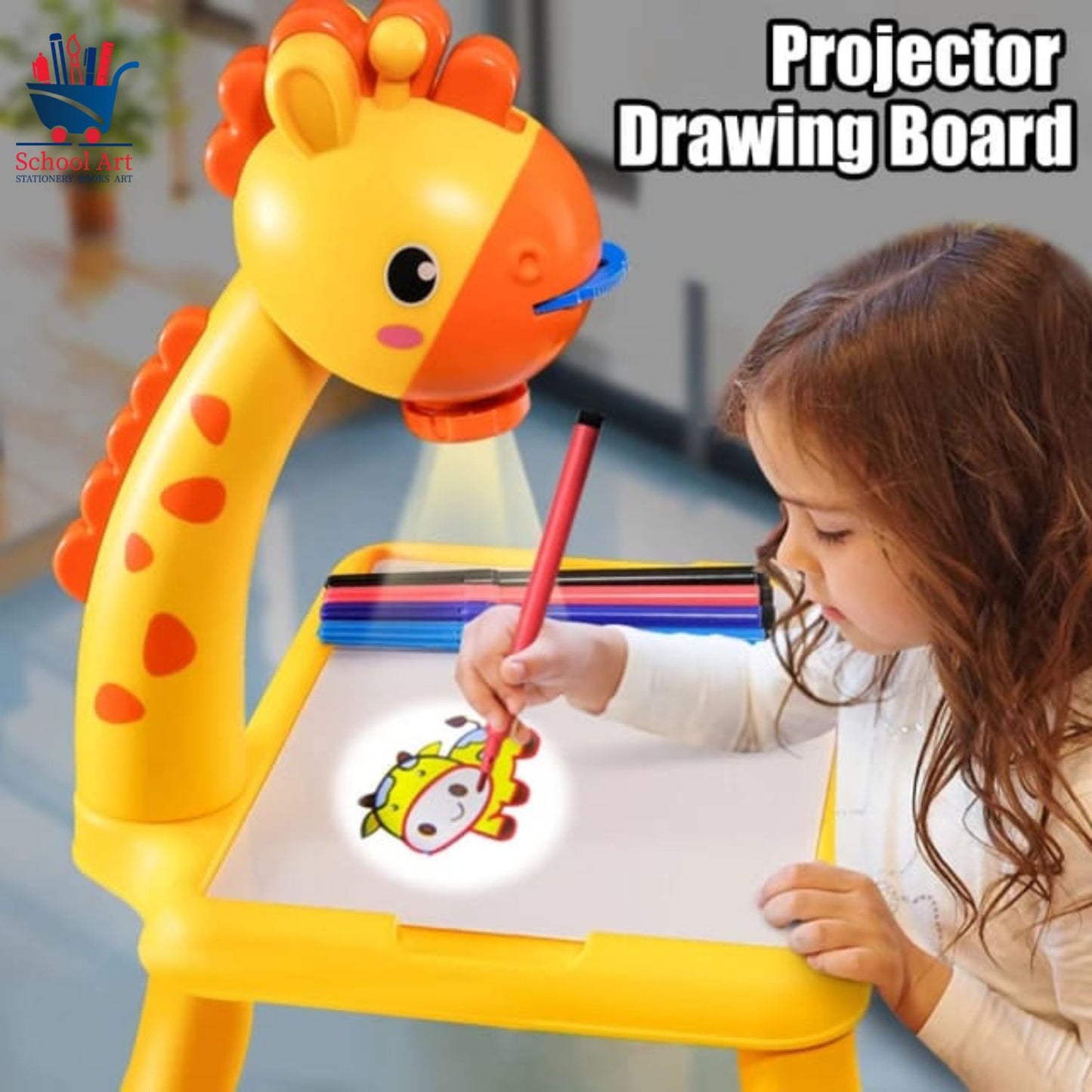 Giraffe Projection Painting Table