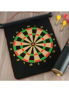 Hamleys Double-Sided Magnetic Dart Board Game with 6 Magnetic Darts, 3Y+