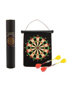 Hamleys Double-Sided Magnetic Dart Board Game with 6 Magnetic Darts, 3Y+